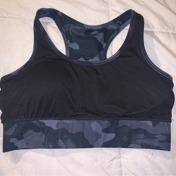 NWT Reebok Black Camo Sports Bra - Picture 10 of 14